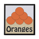 Oranges Series 2 Square Magnet