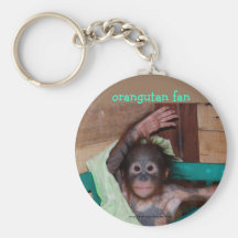 Orangutan at the Sanctuary Key Chain