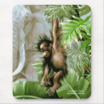 Orangutan Baby  by Diana S Martin mousepads