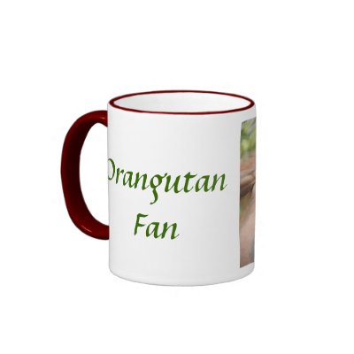 Orangutan Baby in Borneo Coffee Mug by Orangutan_Foundation