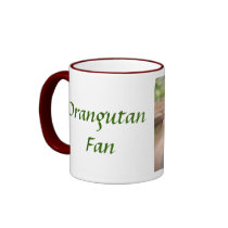 Orangutan Baby in Borneo Coffee Mug