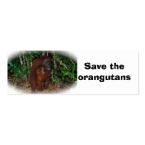 Orangutan Mother and Baby bookmark