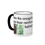 Orangutan Treehugger mugs