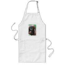 Orangutan with Baby Long Apron