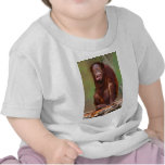Orangutang Pongo pygmaeus Looking Stupid t-shirts