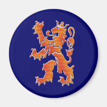 Oranje leeuw - Netherlands lion Refrigerator Magnets