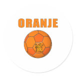 Oranje Voetbal T-Shirts stickers