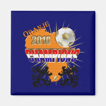 Oranje Wereldkampioen 2010 World Champions Refrigerator Magnet