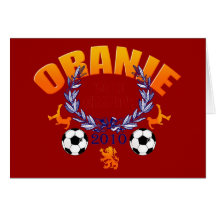 Oranje World Champions 2010 Netherlands gifts Greeting Cards