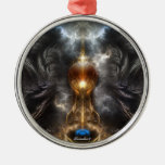 Orb Of Light Fractal Art Premium Ornament