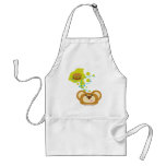 orbie bear thinking cheese burger aprons