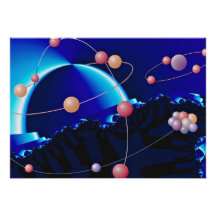 Orbital observatory photo personalized invite