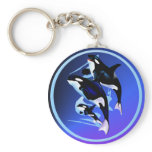Orca Family Keychain