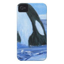 Orca killer whale iPhone 4 covers