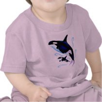 Orca Mum and Baby Shirt