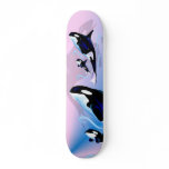 Orca Mum and Baby Skateboard