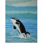 Orca photo sculptures