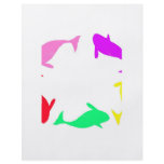 Orca Whale Circle in Five Colours flyers