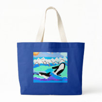 Orca Whale summer love alaska bag