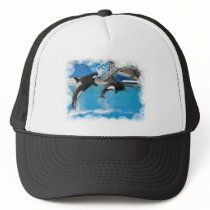 Orca Whales Baseball Hat