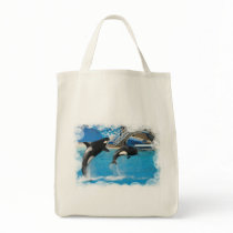 Orca Whales Grocery Bag