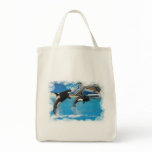 Orca Whales Grocery Bag