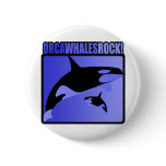 Orca Whales Rock! buttons