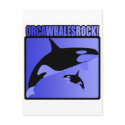 Orca Whales Rock! postcards