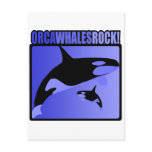 Orca Whales Rock! postcards