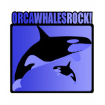 Orca Whales Rock! t-shirts