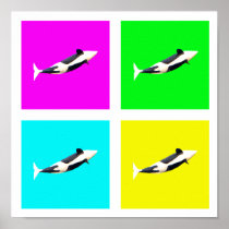 OrcaBlocks Poster in Four Colour