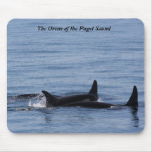 Orcas of the Puget Sound Mouse Pad