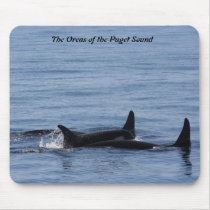 Orcas of the Puget Sound Mouse Pad