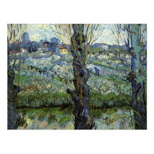 Orchard Blossom, View of Arles, Vincent Van Gogh Postcard