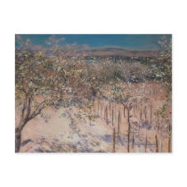 Orchard with Flowering Apple Trees, Colombes Postcards