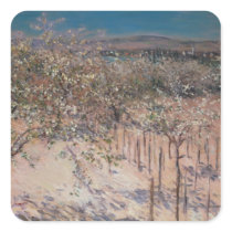 Orchard with Flowering Apple Trees, Colombes Stickers