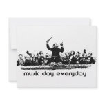 Orchestra design for Music Day! invitations