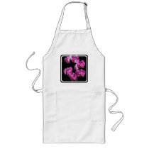Orchid Blossoms Long Apron