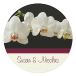 Orchid Envelope Seal - Personalised stickers