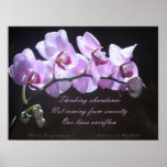 Orchid poster - Thinking Abundance