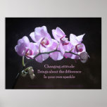 Orchid print - Changing Attitude
