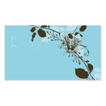 Orchid Profile Card Business Cards