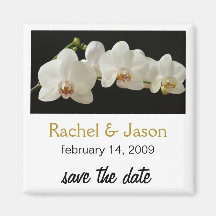 Orchid | Save the Date Refrigerator Magnet