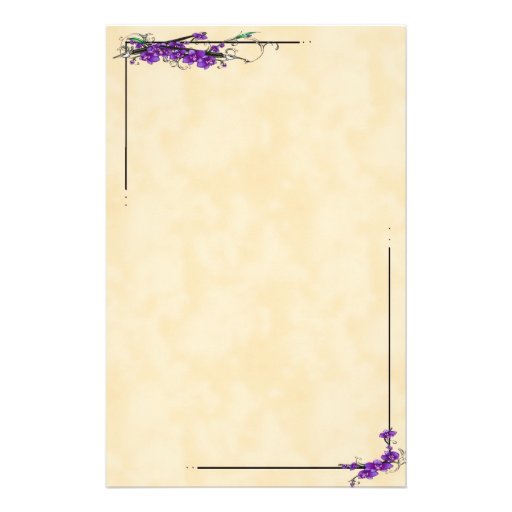 Orchid Scripts Custom Stationery
