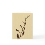 Orchid Silhouette Note Card