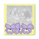 Orchid template magnet