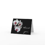 orchid thank you greeting cards