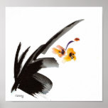 Orchid Yellow Art Print