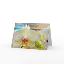 Orchidee • Save the Date Karte Greeting Card