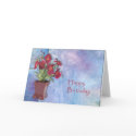 Orchids and Watercolor Birthday cards